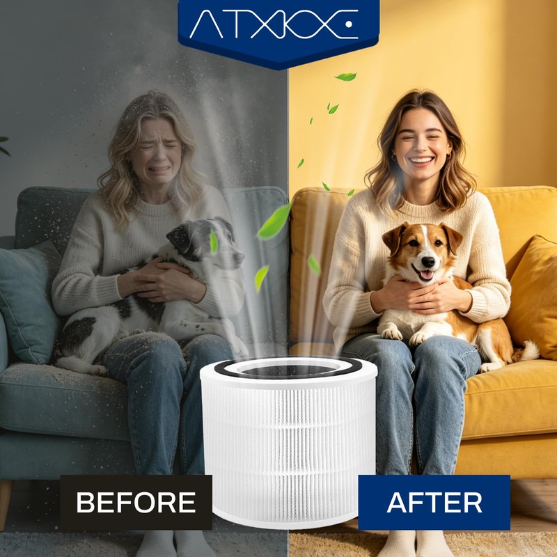 240 Replacement Filter Fits for 240 Air Purifier Cleaner, 3-in-1