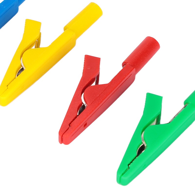 Electrical Wire Test Clips Clamps 30V‑60V Maximum10A 6mm/0.24in Open for