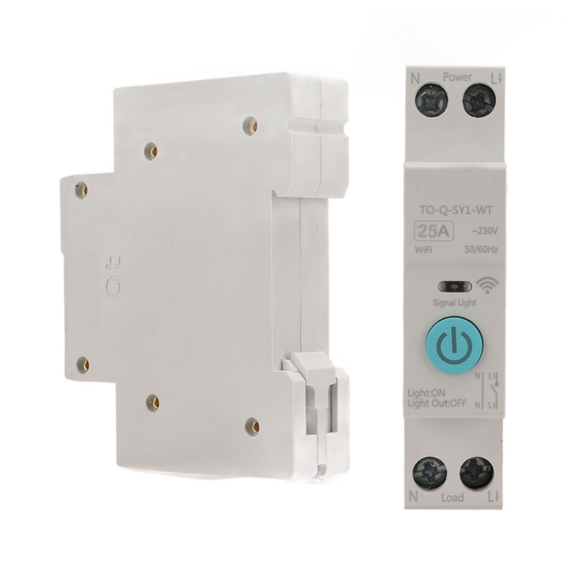 WIFI Smart Switch Breaker Wireless Phone Remote Control DIN35 Rail