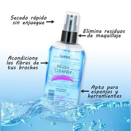 Sanitizador y Limpiador de Brochas [Brush Cleaner] 110ml - 1 Pieza                                                                                    