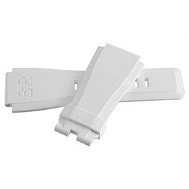 Bell & Ross Original 24mm x 24mm White Rubber Replacement Strap