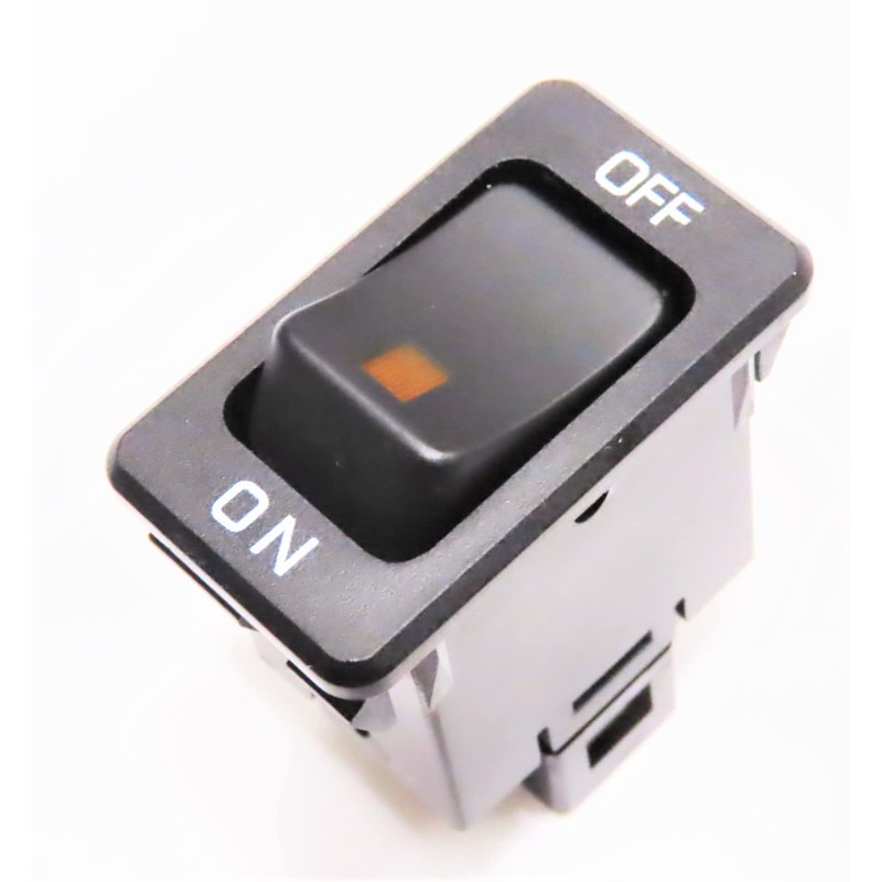 Car Seesaw Switch IS-510 LED Illuminated [ON-OFF] (Includes Harness for