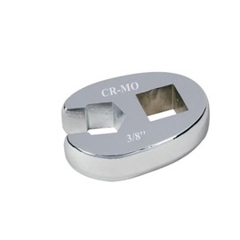 FLZOSPER 3/8” Drive SAE Fractional Crowfoot Flare Nut Wrench, Fully Polished Ratcheting Crowfoot Wrench，Open End Crows Foot Wrench，Size 3/8-in