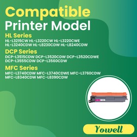 1x TN248XL Toner Magenta Kompatible für Brother TN248XL Toner Magenta für Toner Brother HL-L3240CDW DCP-L3560CDW MFC-L3740CDW MFC-L3760CDW MFC-L3740CDWE MFC-L8390CDW HL-L3220CWE
