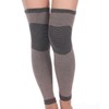 2-Piece Set (M-Black) Leg Sleeve Knee Warmer & Protector Long Band Bodyon