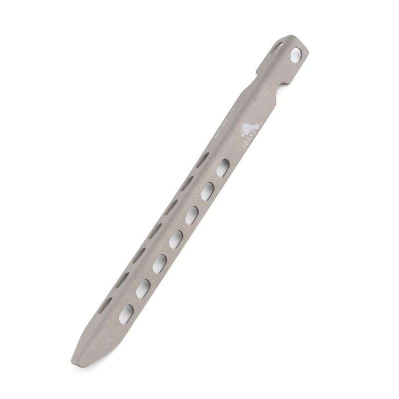 TOAKS Titanium Tent Pegs Ultralight Outdoor Camping V-shaped Fixed Tent