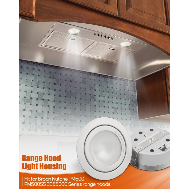 SB02300798 Range Hood Light Fit for Broan Nutone PM500 PM500SS