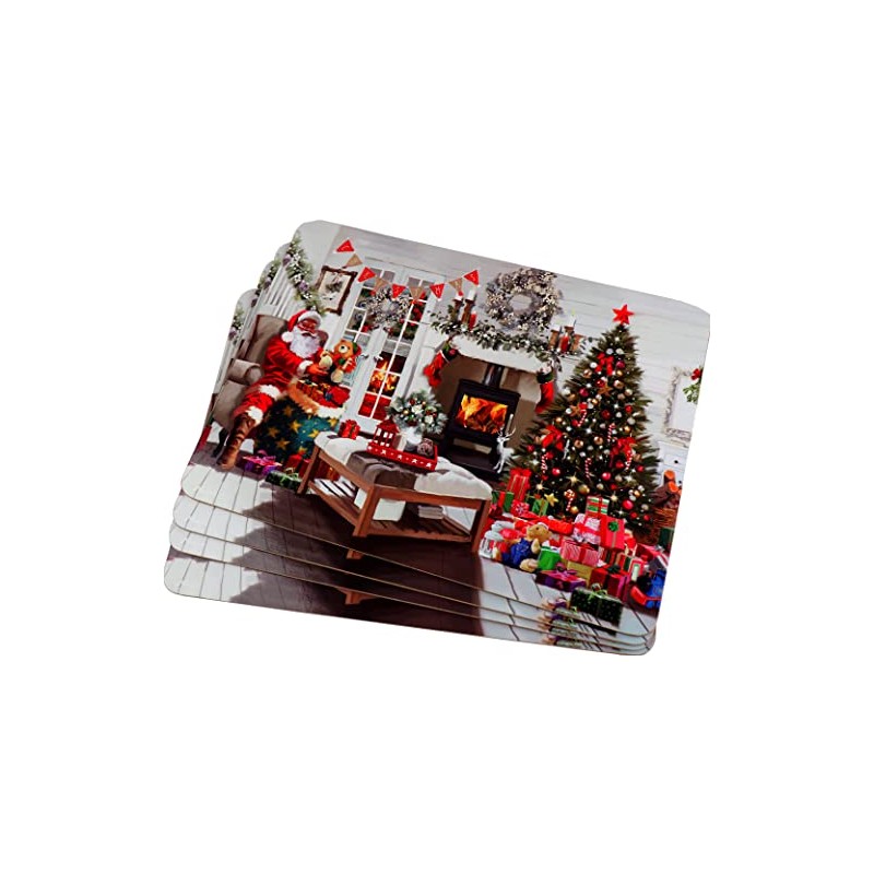 The Leonardo Collection LP52043 Christmas Macneil Santa Place Mats (Set