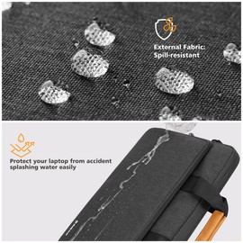 NIDOO 13 14 Inch Laptop Shoulder Messenger Bag Briefcase Sleeve for 13" 13.6" 14" MacBook Pro Air/Surface Laptop 5 4 3/14" ThinkPad X1 Carbon｜Yoga/ThinkPad P14s T14 E14 L14 /Yoga 7 /Latitude 7440