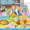 Tapete Bebe Tapete De Juego Plegable Multiusos 180x100x1cm