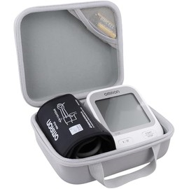 co2CREA Estuche Rígido Para Tensiómetro De Brazo Omron Silver Bp5255, Bolsillo De Malla Para Otros Accesorios Pequeños (Solo Estuche) Estuche Para Omron Silver Bp5255