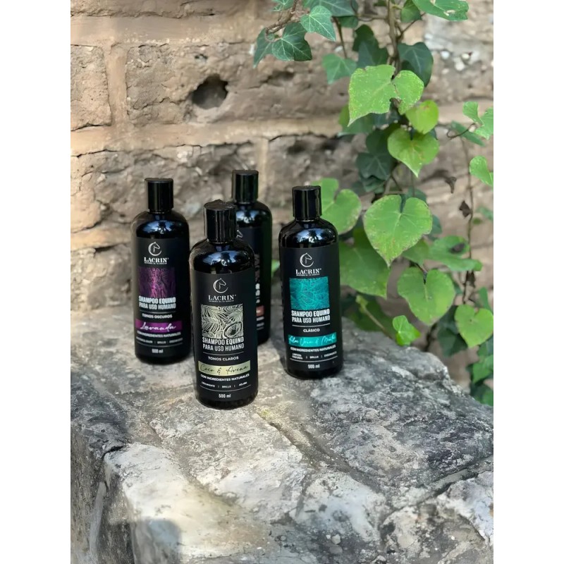Shampoo de Cola de Caballo Lacrin Menta Clásico Equino Limpieza