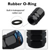 Tire Valve Stem Caps Wolf Car Accessories 4-Pack-Aluminum Alloy Rust-Proof