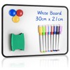 Whiteboard Magnetic Board, Small Double-Sided Whiteboard, Dry Erase, A4 Magnetic
