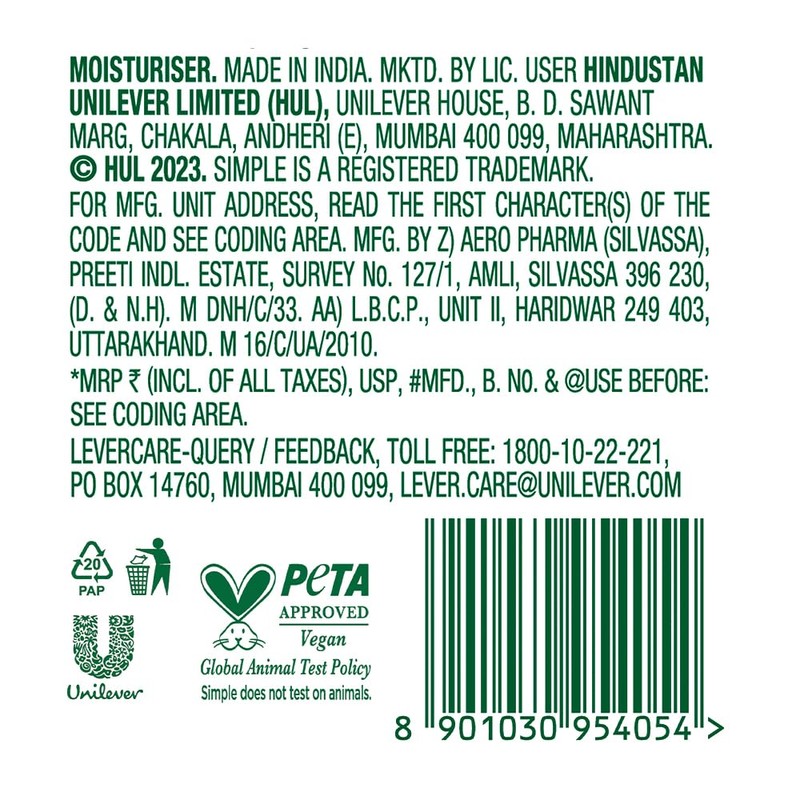 Simple Kind To Skin Hydrating Light Moisturiser 125 ml by