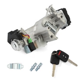 NYXCOMAN Ignition Switch Lock Cylinder with 2 Keys Without Chip Replacement for Honda Accord 2013 2014 2015 2016 2017 2.0L 2.4L 3.5L Replace 39730-T2A-A0