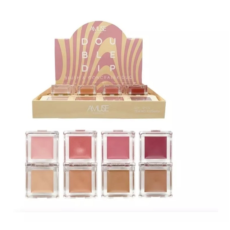 Amuse Cosmetics Double Dip Corrector Y Blush 2 En 1
