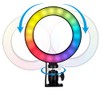 GRUNDIG Anillo de luz con Clip Selfie Light RGB y