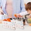 Rolling Egg Holder For Fridge,Egg Keeper For Refrigerator - Egg