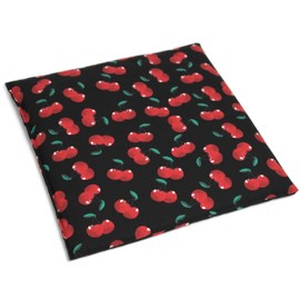 Rapeseed Cushion 24 x 24 cm Cherry Black