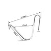 T-Post Clips Galvanized Steel Fence Clips 250 PCS 10 Gauge