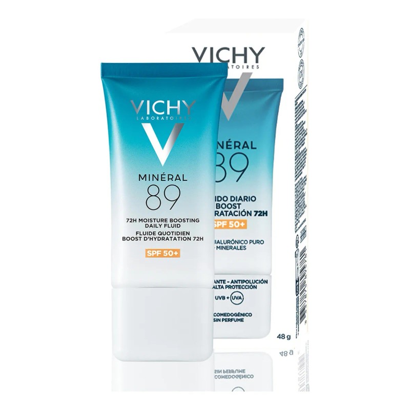 Crema Solar Hidratante Rostro48h Vichy Minéral Fps50 50ml