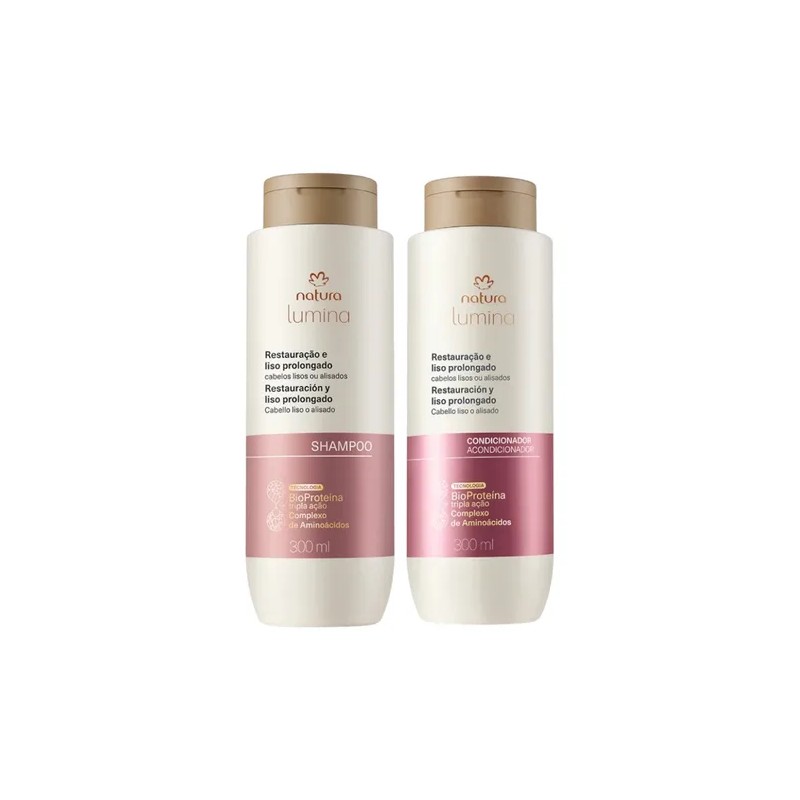 Natura Kit Shampoo Acondicionador Cabello Liso