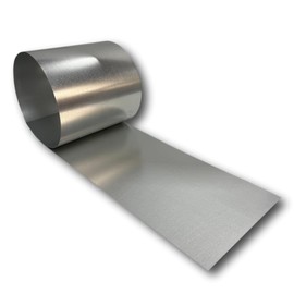 Eagle 1-24 Gauge KYNAR 500 Sheet Metal Flashing Rolls-10 FT Long-Heavy Duty-Commercial Grade-Roofing Flashing, Fascia Cover, Coping Cap-Multiple Sizes (12" x 10 FT, Galvanized)
