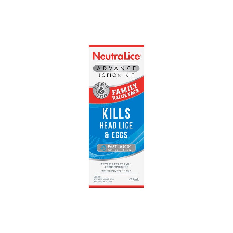 Neutralice Advance Lotion Family Value Pack 475ml