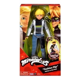 Playmates Muñeco Miraculous Adrien A Cat Nor Fashion Flip