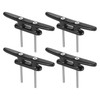 X AUTOHAUX 4pcs 4 Inches 100mm Boat Dock Nylon Cleats