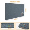 Large Bulletin Felt Board,60 x 35 Inches Decorative Felt Pin