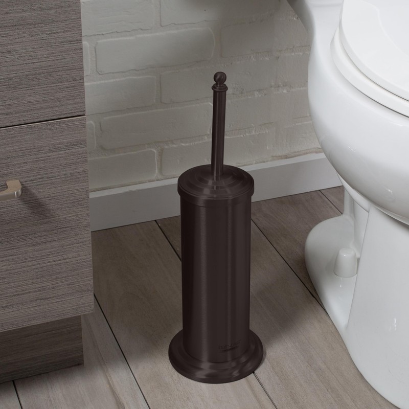 Bath Bliss Bathroom Accessories 3 Piece Trash Can, Plunger &