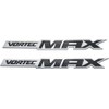 3Pcs Vortec MAX High Output Emblems Car Badges 3D Decal