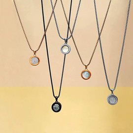 Quiges Interchangeable Mini Coin 12 mm Stainless Steel and Shell (Many Colours), Shell, Shell