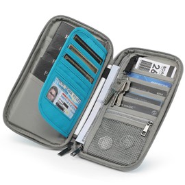 VanFn RFID Travel Passport Wallet, Family Passport Holder, Trip Document Organizer P.Travel Series