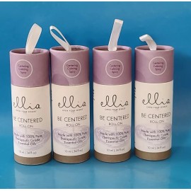 HoMedics ( LOT OF 4 ) Ellia Essential Oil  BE CENTERED  ROLL-ON Blend Homedics 10 mL Each