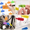 Cable Labels Cable Labelling Reusable Pack of 35 White Writable