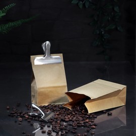 com-four® 10 x Medium Sealing Clips, Sealing Clips for Food Bags & Bags, Stainless Steel Sealing Clips, Bag Clips for Sealing & Keeping Fresh (Pack of 10 - Silver - Medium)