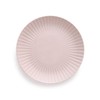 ZEN Pleats Porcelain Dinner Plates 11 Inch Set of 6