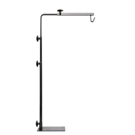 Reptile Lamp Stand – Adjustable Height Heat Lamp Holder for Terrariums & Tanks – Sturdy Metal Clamp & Riser for Bearded Dragon, Turtle, Snake Tank Accessories, 35 Inches