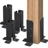 ONNIJUN 8 Pack Fence Post Brackets, Adjustable Fence Post Supports