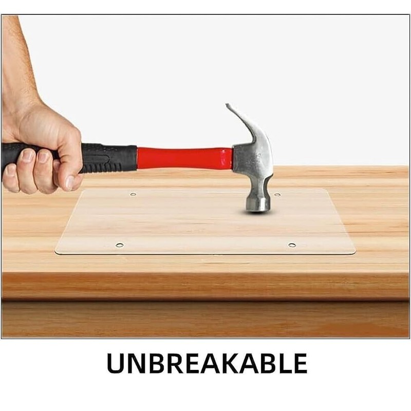 2 Pack License Plate Cover,Weather Resistance,Unbreakable Licence Plate Protector with