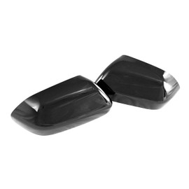 Trim Illusion Gloss Black Car Side Rear View Mirror Cover Caps Compatible with Ford Expedition 2018-2024, MC6309BLK