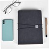 Operitacx Business Style A5 Notebook with Strap and Pen Holder