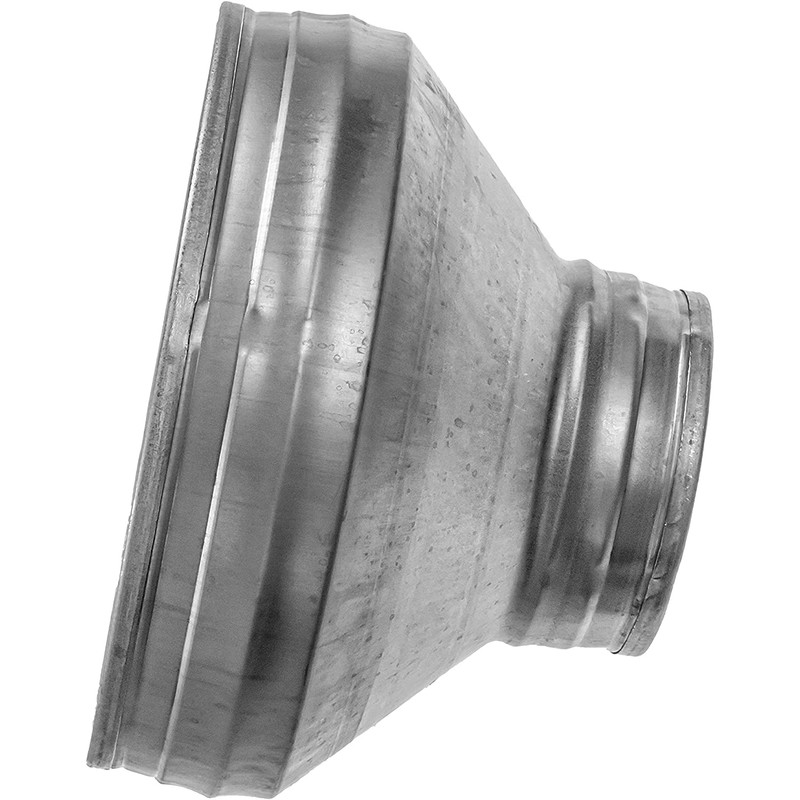 200 x 80mm Duct Reducer with Rubber Gasket Round Reducer