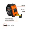 Truper FH-8M, Flexmetro Gripper, contra impacto, 8 m, cinta 25