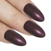 False Nails Bling Art Brown Glitter Almond Stilet Fake Long