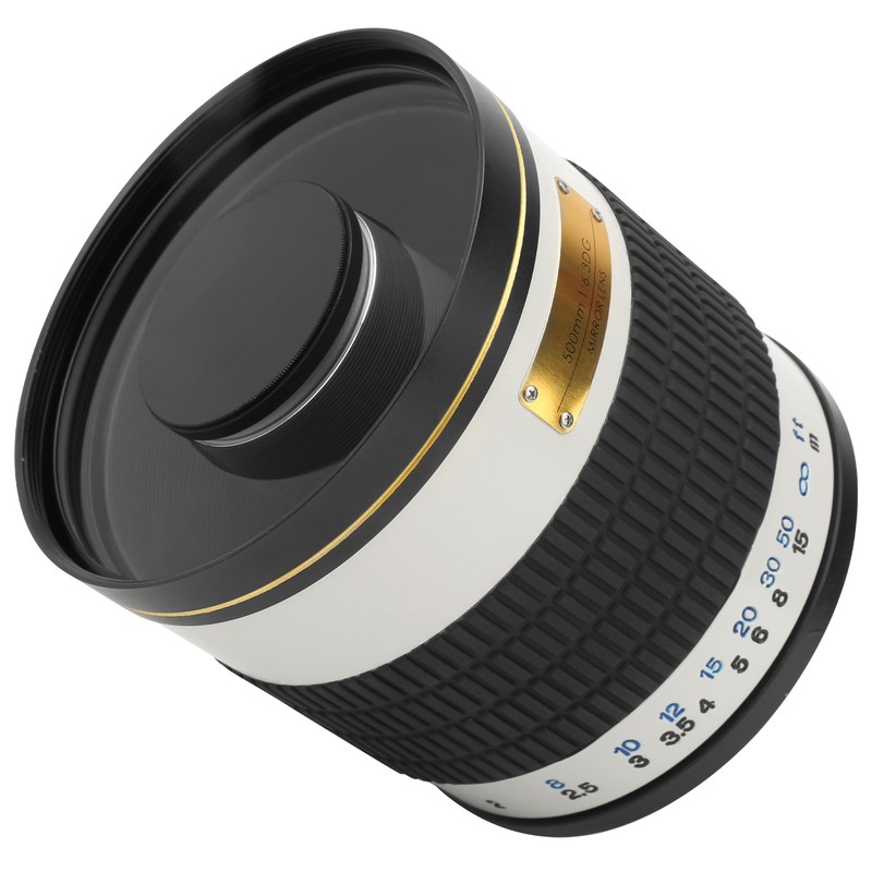 500mm F6.3 Telephoto Manual Focus Mirror Lens with Adapter Ring