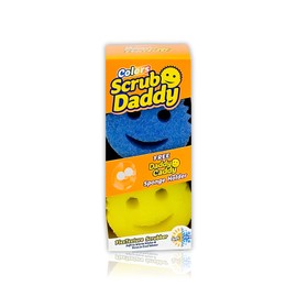 Scrub Daddy scrubber set of 6 Smile USA Nor Scratch stand / 스크럽대디 수세미 6개 스마일 미국 노스크레치 거치대 세트